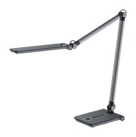 Hansa Wave LED Schreibtischlampe grau 8,5 W