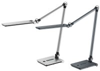 Hansa Wave LED Schreibtischlampe grau 8,5 W