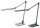 Hansa Wave LED Schreibtischlampe grau 8,5 W