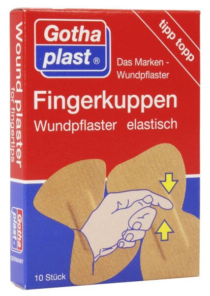 Gothaplast Fingerkuppenpflaster 433438 beige 10,5 x 1,5 cm, 10 St.  ( 433438 )