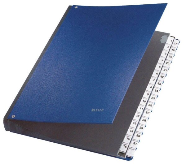 LEITZ Pultordner 1-31 blau, 1 St.
