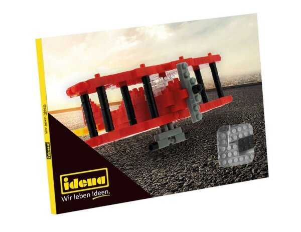 Idena 40141 Postkarte Doppeldecker Mini- Bausteine