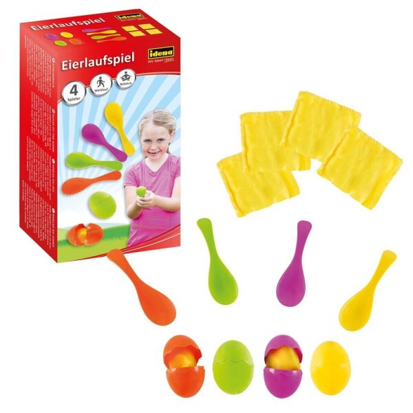 Idena Eierlaufspiel Geschicklichkeitsspiel, 1 St.