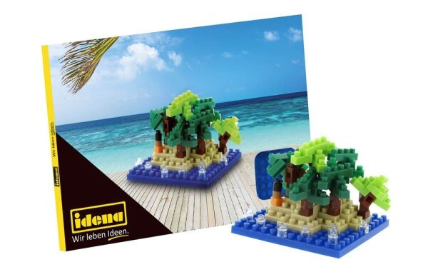 Idena 40144 Postkarte Happy Holiday Mini- Bausteine