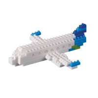 Idena 40149 Postkarte Flugzeug Mini- Bausteine