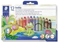STAEDTLER Buddy 3in1 Buntstifte farbsortiert, 12 St.