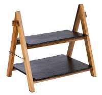 APS Etagere braun, schwarz Höhe: 34,0 cm, 1 St.