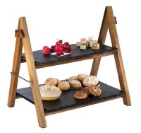 APS Etagere braun, schwarz Höhe: 34,0 cm, 1 St.