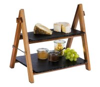 APS Etagere braun, schwarz Höhe: 34,0 cm, 1 St.