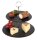 APS Etagere schwarz, silber 24,0 cm  ( 989 )
