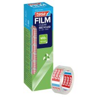 tesa CLEAR RECYCLED Klebefilm transparent 15,0 mm x 10,0 m 10 St.
