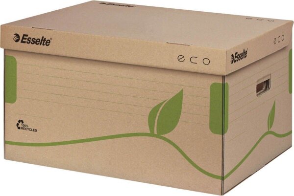 Esselte Archivbox ECO bn braun 43,9 x 34,5 x 24,2 cm, 1 St.