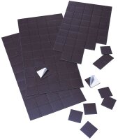 FRANKEN Magnetplättchen, selbstklebend schwarz,...