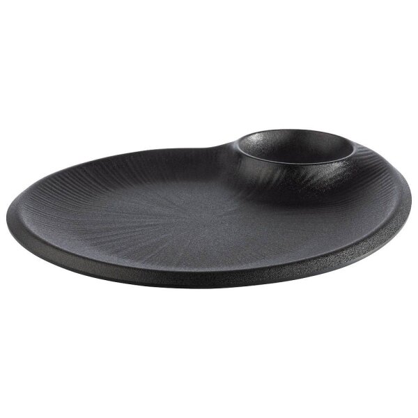APS Teller NERO schwarz 25,0 x 30,0 cm, 1 St.