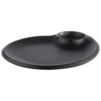 APS Teller NERO schwarz 25,0 x 30,0 cm, 1 St.
