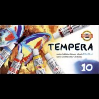 KOH-I-NOOR Tempera Temperafarben farbsortiert 10 x 16,0 ml