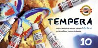 KOH-I-NOOR Tempera Temperafarben farbsortiert 10 x 16,0 ml