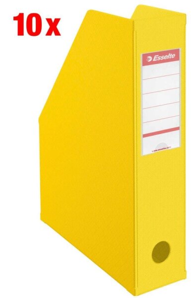Esselte Stehsammler 56001 gelb Kunststoff, DIN A4, 10 St.