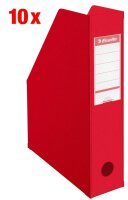 Esselte Stehsammler 56003 rot Kunststoff, DIN A4, 10 St.