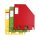 Esselte Stehsammler 56003 rot Kunststoff, DIN A4, 10 St.