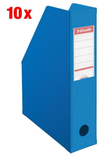 Esselte Stehsammler 56005 blau Kunststoff, DIN A4, 10 St.