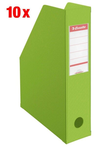 Esselte Stehsammler 56006 grün Kunststoff, DIN A4, 10 St.