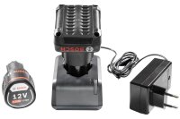 BOSCH Professional GSR 12V-15 Akku-Bohrschrauber-Set 12,0 V, mit 2 Akkus
