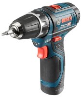 BOSCH Professional GSR 12V-15 Akku-Bohrschrauber-Set 12,0 V, mit 2 Akkus