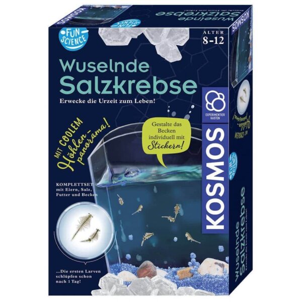 KOSMOS Experimentierkasten Wuselnde Salzkrebse mehrfarbig
