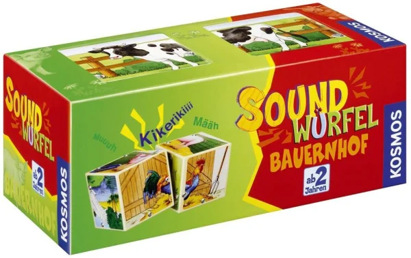 KOSMOS SOUNDWÜRFEL BAUERNHOF Geschicklichkeitsspiel,...