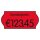 METO Preisetiketten leuchtrot permanent 26,0 x 12,0 mm, 18 Rollen