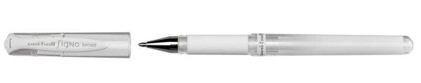 uni-ball SIGNO UM-153 Gelschreiber 0,6 mm, Schreibfarbe: weiß, 1 St.