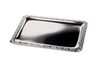 APS Servierplatte SCHÖNER ESSEN silber 53,0 x 32,5...