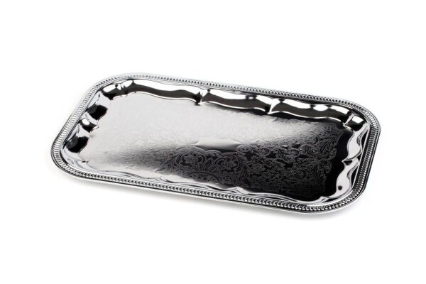 APS Servierplatte silber 32,5 x 53,0 cm, 1 St.