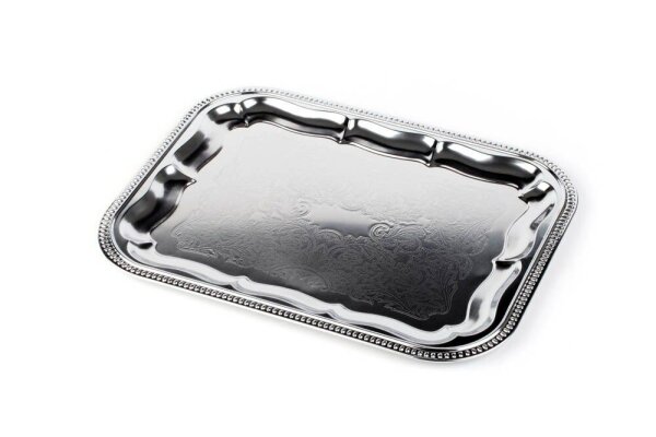 APS Servierplatte silber 31,0 x 41,5 cm, 1 St.