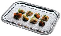APS Servierplatte silber 31,0 x 41,5 cm, 1 St.