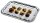 APS Servierplatte silber 31,0 x 41,5 cm, 1 St.