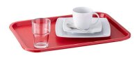 APS Tablett rot rechteckig 41,0 x 30,5 cm, 1 St.