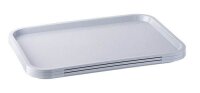 APS Tablett grau rechteckig 41,0 x 30,5 cm, 1 St.
