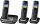 Panasonic KX-TGJ323GB Schnurloses Telefon-Set mit Anrufbeantworter schwarz