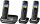 Panasonic KX-TGJ323GB Schnurloses Telefon-Set mit Anrufbeantworter schwarz