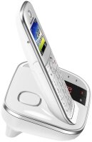 Panasonic KX-TGJ322GW Schnurloses Telefon-Set mit Anrufbeantworter weiß