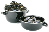 APS Muscheltopf schwarz 0,75 l, 1 St.