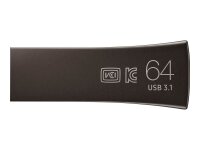 SAMSUNG USB-Stick BAR Plus titan 64 GB, 1 St.