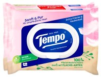 Tempo Feuchtes Toilettenpapier Sanft & Pur Duo-Pack...