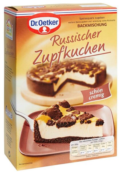 Dr. Oetker Russicher Zupfkuchen Backmischung 670,0 g, 1 Pack