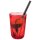 APS Mehrweg-Trinkbecher CRYSTAL rot 0,15 l, 1 St.