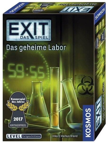 KOSMOS EXIT - Das Spiel: Das geheime Labor Escape-Room Spiel, 1 St.