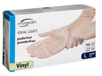 HYGONORM unisex Einmalhandschuhe IDEAL LIGHT weiß...