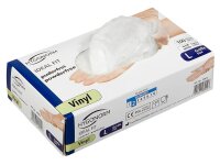 HYGONORM unisex Einmalhandschuhe IDEAL FIT weiß Größe L, 100 St.